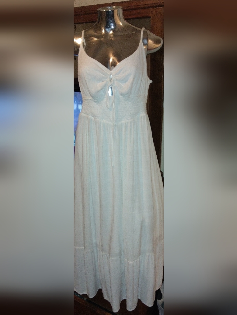 White Maxi Dress XL